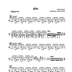 Ноты Jackson Browne - Stay (ударные)