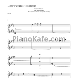 Ноты Enter Shikari - Dear future historians - предпросмотр