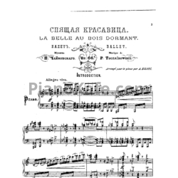 Ноты П. Чайковский - Балет "Спящая красавица" (Op. 66) - предпросмотр