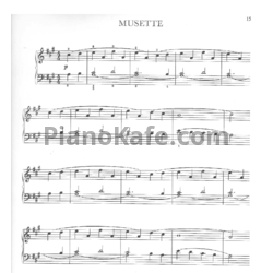 Ноты William Gillock - Musette - предпросмотр