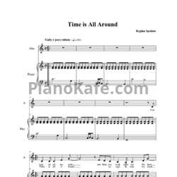 Ноты Regina Spektor - Time is all around - предпросмотр