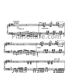 Ноты Ференц Лист - Фортепьянная фантазия на темы оперы Дж.Верди "Риголетто" - предпросмотр