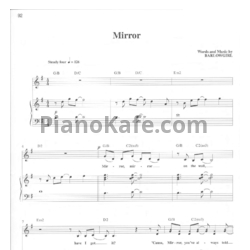 Ноты Barlow Girl - Mirror - предпросмотр