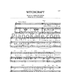 Ноты Frank Sinatra - Witchcraft - предпросмотр