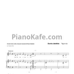 Ноты Antonio Carlos Jobim, Armando Cavalcanti & Paulo Soledade - Sonho desfeito - предпросмотр