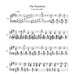 Ноты Twenty One Pilots - The Pantaloon - предпросмотр