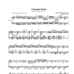 Ноты Junichi Masuda - Champion battle (Pokemon red, blue and yellow)