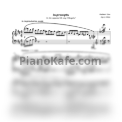 Ноты Vladimir Titov - Impromptu (Oshogatsu, Winter) Op.11 No.12