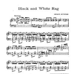 Ноты George Botsford - Black and white rag - предпросмотр