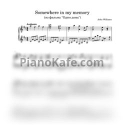 Ноты John Williams - Somewhere in my memory (Play the piano cover) - предпросмотр