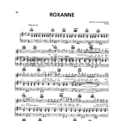 Ноты Елена Алексеева - Роксанна - предпросмотр