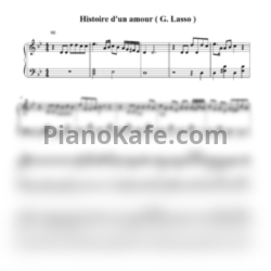 Ноты Andre Caron - Histoire d'un amour