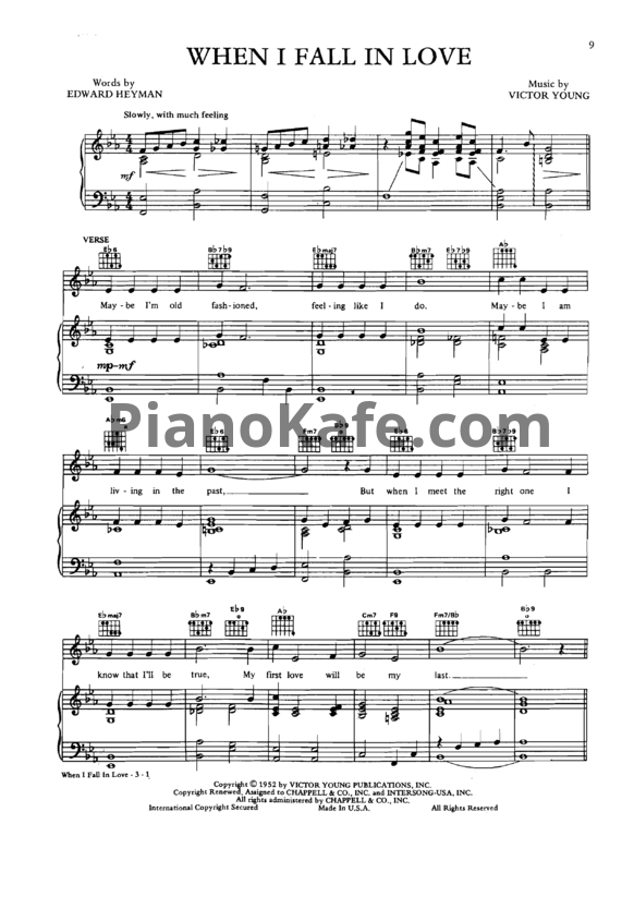 Ноты Nat King Cole - Unforgettable (Legendary performers - Volume 9) - PianoKafe.com