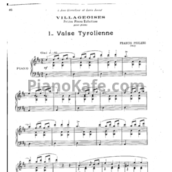 Ноты Франсис Пуленк - Пять детских пьес - предпросмотр