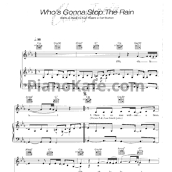 Ноты Anastacia - Who's gonna stop the rain