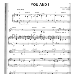 Ноты Michael Buble - You and I - предпросмотр