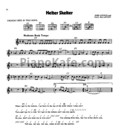 Ноты The Beatles - Helter skelter - предпросмотр