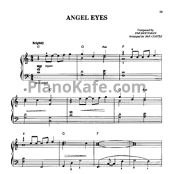 Ноты Jim Brickman - Angel Eyes (Версия 2) - предпросмотр
