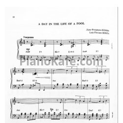 Ноты Frank Sinatra - A day in the Life of a fool - предпросмотр