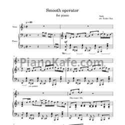 Ноты Sade - Smooth operator (Arr. Ruden Ilya) - предпросмотр