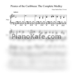 Ноты Hans Zimmer - Pirates of the caribbean: The complete medley - предпросмотр