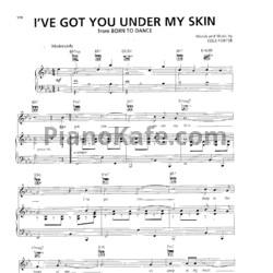 Ноты Cole Porter - I've got you under my skin - предпросмотр