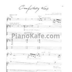 Ноты Pink Floyd - Comfortably numb (Guitar tabs) - предпросмотр