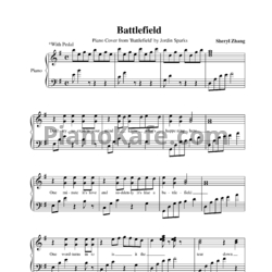 Ноты Jordin Sparks - Battlefield - предпросмотр