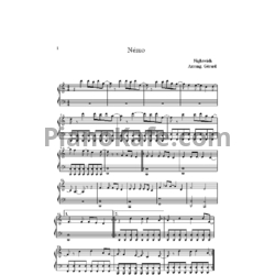 Ноты Nightwish - Nemo (Piano cover) - предпросмотр