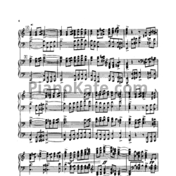 Ноты Сергей Рахманинов - Сюита №2 для 2 фортепиано - предпросмотр