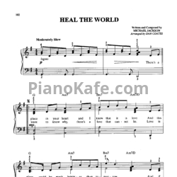 Ноты Michael Jackson - Heal the world (Версия 2) - предпросмотр