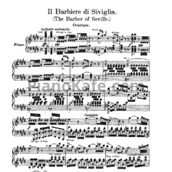 Ноты Джоаккино Россини - Севильский цирюльник - предпросмотр