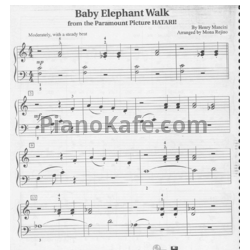Ноты Henry Mancini - Baby elephant walk (Arranged by Mona Rejino) - предпросмотр