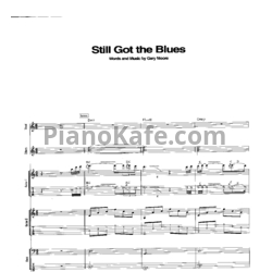 Ноты Gary Moore - Still got the blues (Партитура) - предпросмотр