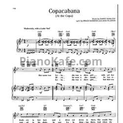 Ноты Barry Manilow - Copacabana (At the copa) (Версия 2) - предпросмотр