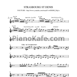 Ноты Candy Dulfer - Strasbourg St. Denis - предпросмотр