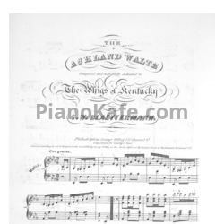 Ноты C. W. Blaettermann - Ashland waltz