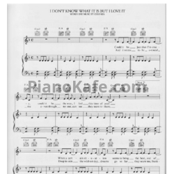 Ноты Chris Rea - I don't know what it is but I love it - предпросмотр