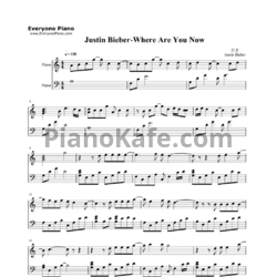 Ноты Sofia Karlberg - Where are u now (Justin Bieber ft. Skrillex and Diplo cover) - предпросмотр