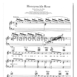 Ноты Marlene Dietrich - Honeysuckle rose