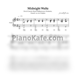 Ноты David Garrett, Royal Philharmonic Orchestra, Franck van der Heijden - Midnight Waltz - предпросмотр