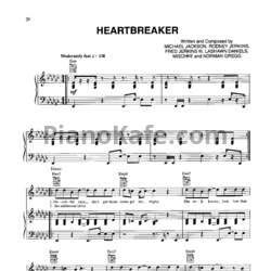 Ноты Michael Jackson - Heartbreaker - предпросмотр
