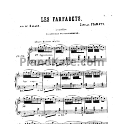 Ноты Камиль Стамати - Les farfadets - предпросмотр