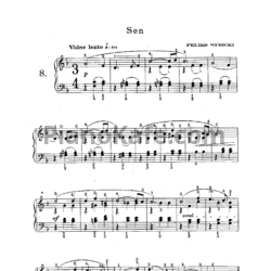 Ноты Ф. Рыбицкий - Sen (Мечта) - предпросмотр