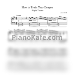Ноты John Powell - How to train your dragon (Flight theme) - предпросмотр