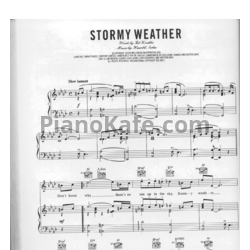 Ноты Billie Holiday - Stormy weather - предпросмотр