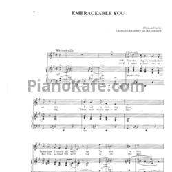 Ноты George Gershwin - Embraceable You - предпросмотр