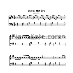 Ноты Little Mix - Change your life - предпросмотр