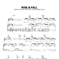 Ноты Craig David & Sting - Rise & Fall - предпросмотр
