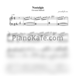 Ноты Giovanni Marradi - Nostalgie - предпросмотр